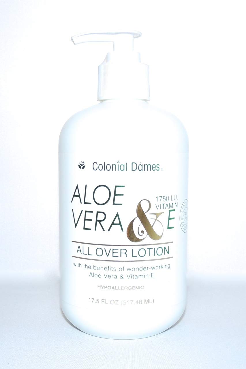 Aloe Vera & Vitamin E Hand and Body Lotion - 1,750 IU Hydrating Moisturizer for Dry Skin - Men & Women - Perfect for Daily Use, After Sun Care & Winter Skin Protection