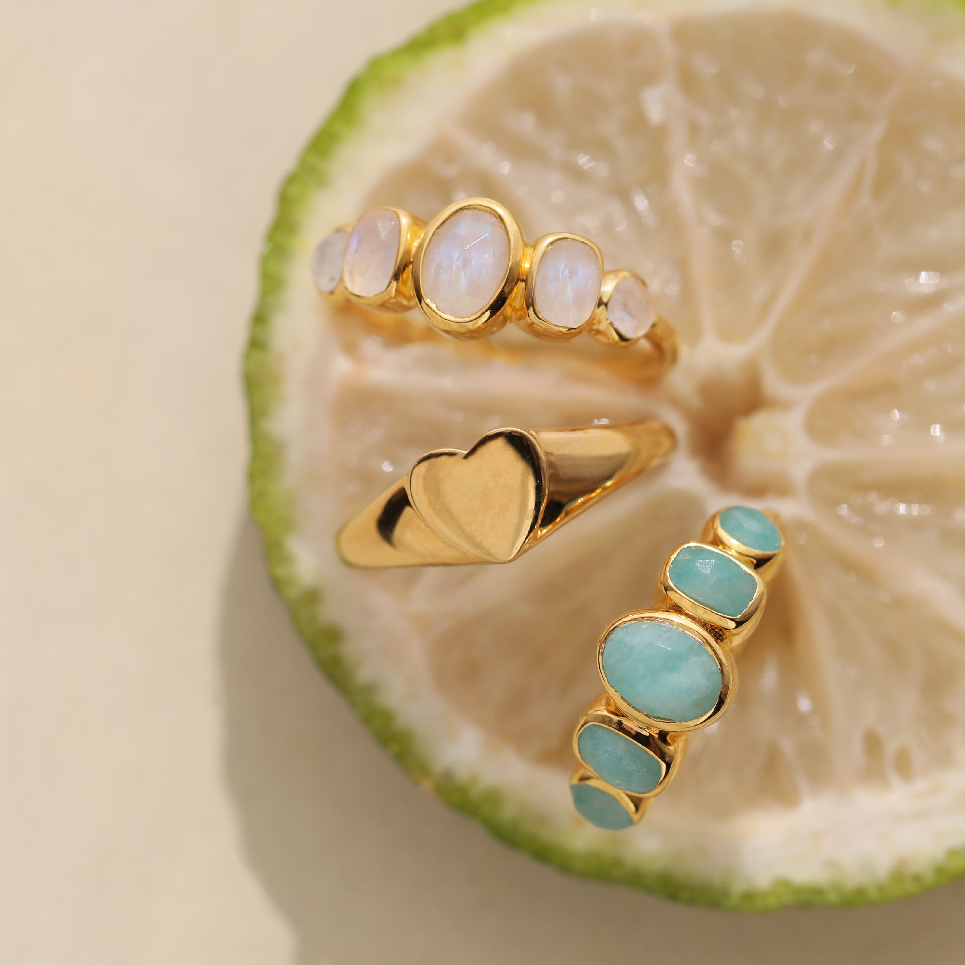 Noa Moonstone Ring for Women - Genuine Sterling Silver Adjustable Boho Jewelry - Perfect for Everyday Wear, Gift Giving & Spiritual Healing