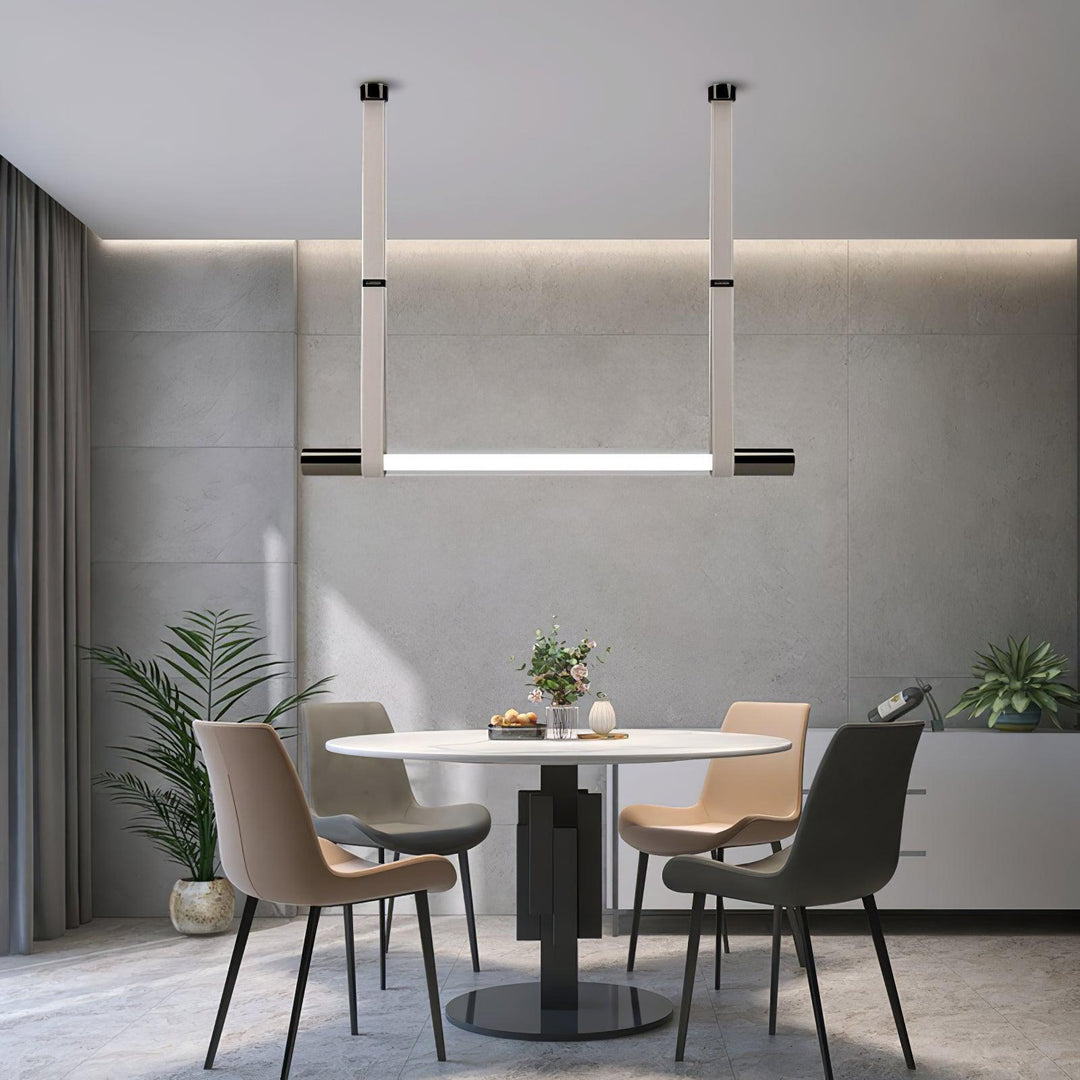 Modern Calm Pendant Light Fixture - Sleek Minimalist Hanging Lamp for Bedroom, Dining Room & Living Room Decor