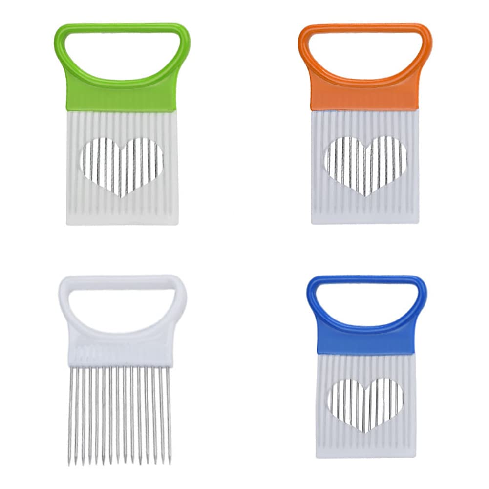 Yiouekiun 4-Piece Stainless Steel Kitchen Slicer Set - Vegetable Cutter, Meat Slicer, Onion Peeler & Potato Chopper - Durable Multi-Purpose Food Prep Tools for Efficient Cooking & Meal Prep