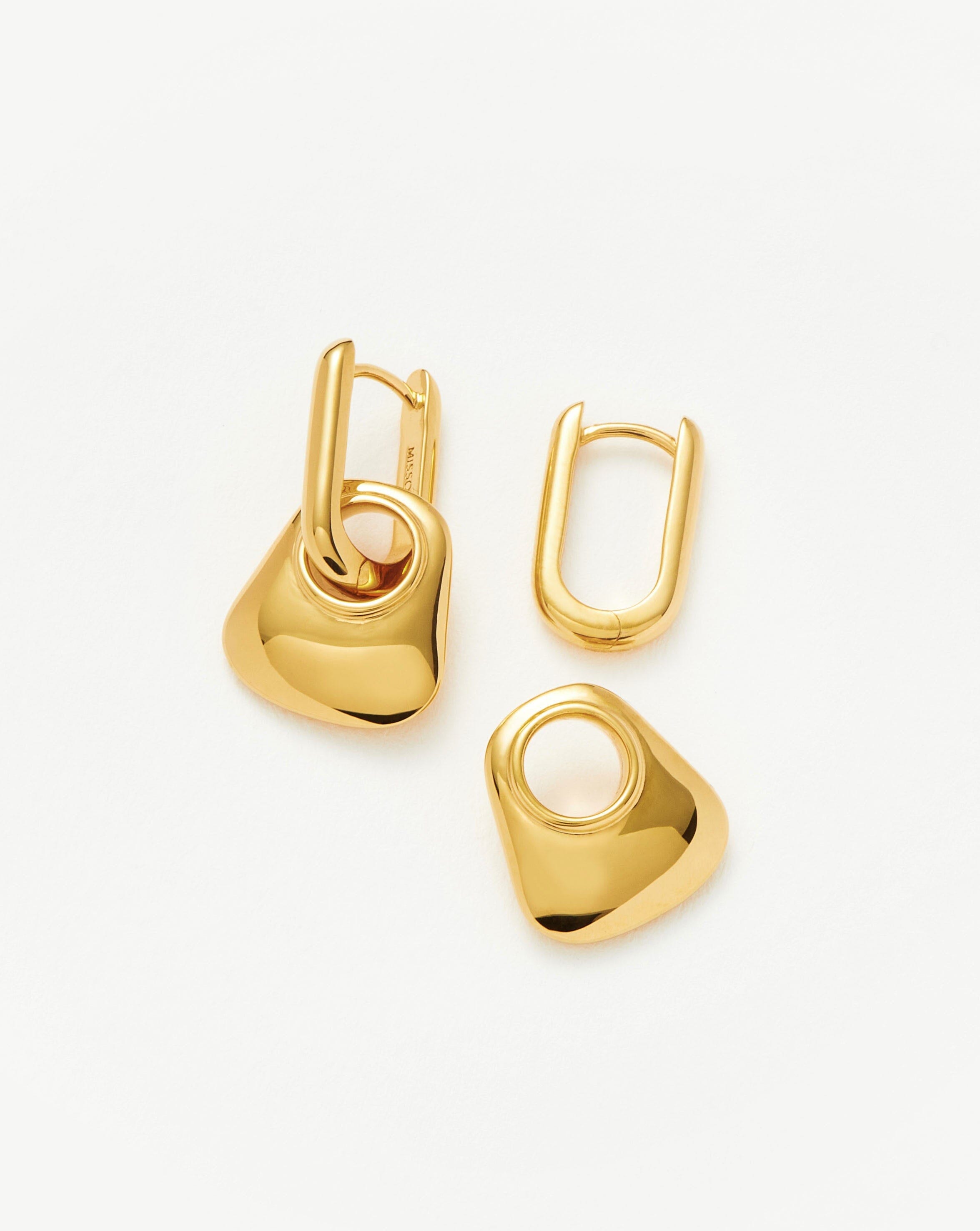 Hera Mini Charm Hoop Earrings for Women - Dainty Gold/Silver Small Hoop Earrings with Charms - Perfect for Everyday Wear, Gifts & Special Occasions