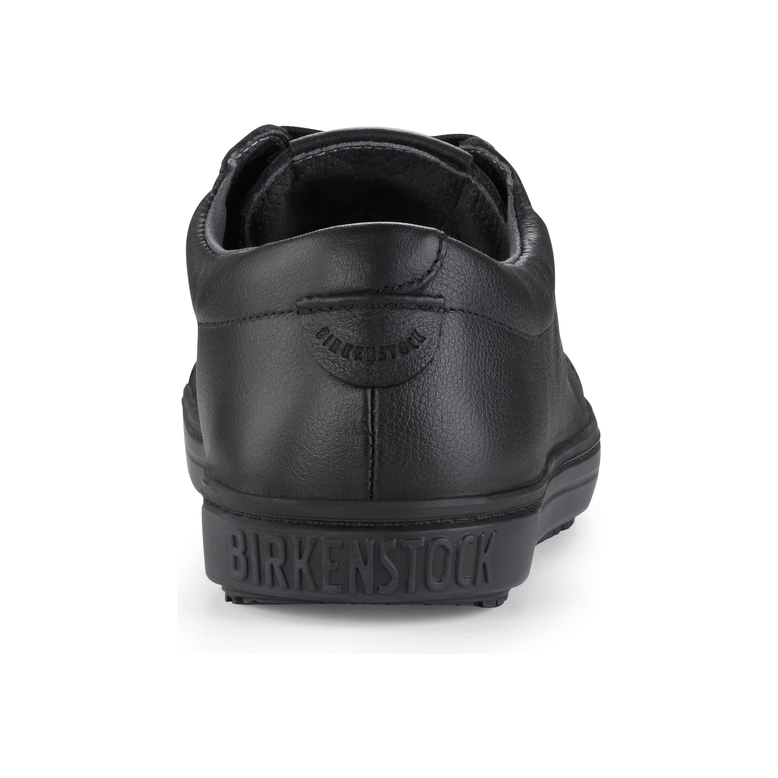 Birkenstock QO 500 Black Leather Safety Shoes - OSHA Compliant Work Shoes for Construction & Industrial Workers