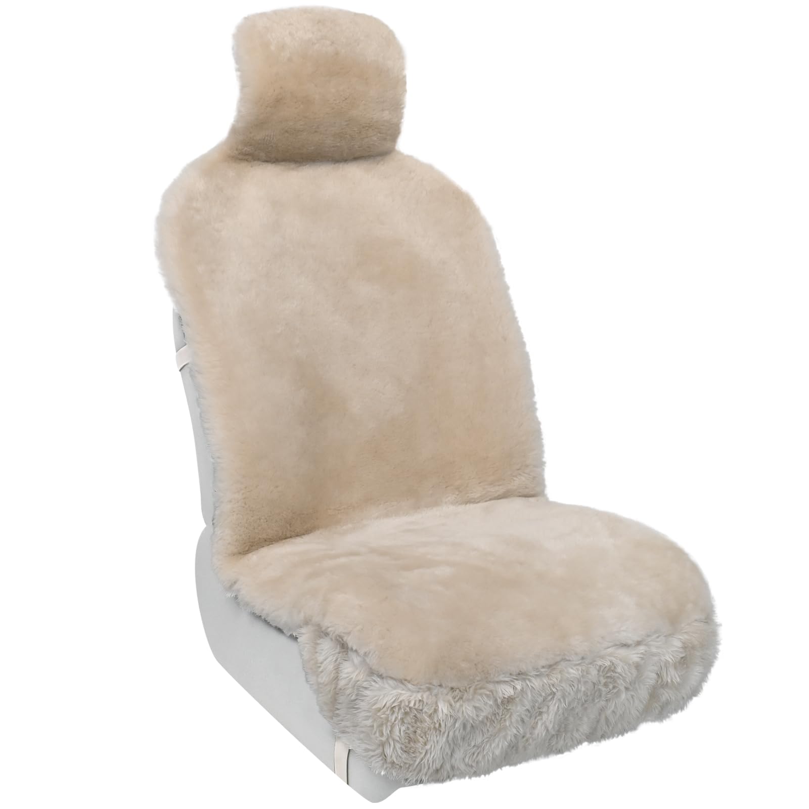 Premium Genuine Australian Merino Wool Car Seat Covers - Luxury Breathable Super Soft Sheepskin for SUVs, Trucks & Sedans | Universal Fit | All-Season Comfort for Road Trips & Daily Commute