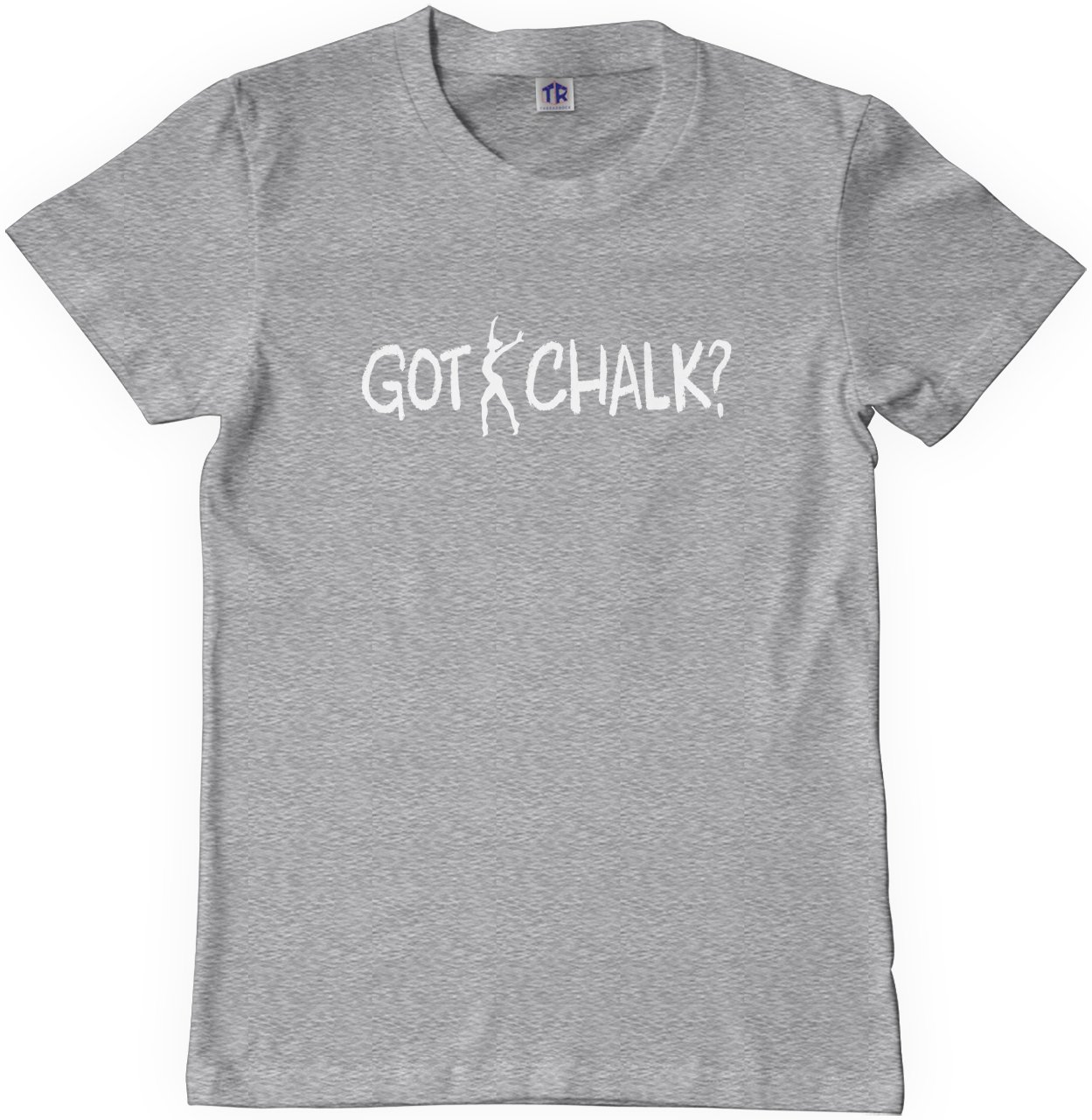 Threadrock Big Girls' Got Chalk Gymnastics Youth T-Shirt - Comfortable & Stylish Gym Wear for Young Athletes - Perfect for Gymnastics Practice, Competitions & Casual Wear
