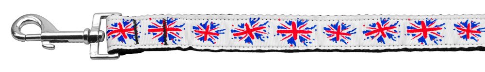 Mirage Pet Products UK Flag Graffiti Nylon Dog Leash - Union Jack Design for Small & Medium Dogs - Perfect for Walking, Training & Outdoor Adventures