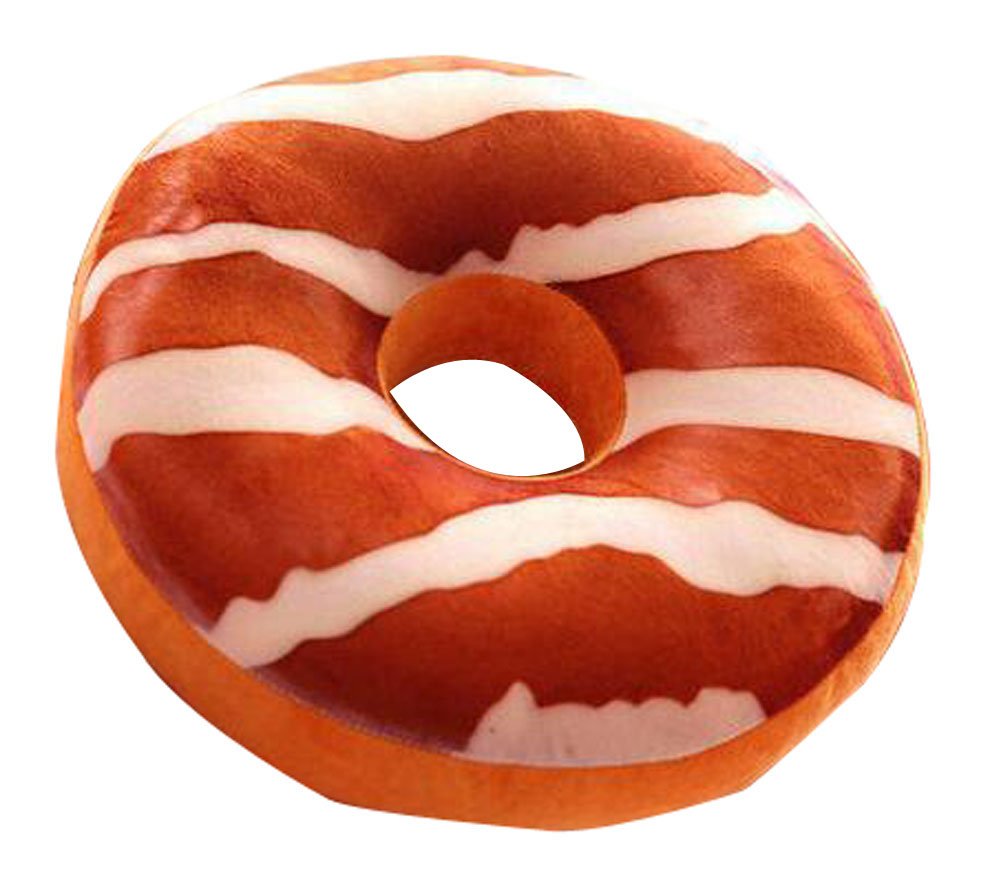 Soft Simulation Donut Plush Pillow - Cute Bagel Toy Cushion for Kids & Adults | Perfect for Home Decor, Bedroom, Sofa & Gifts