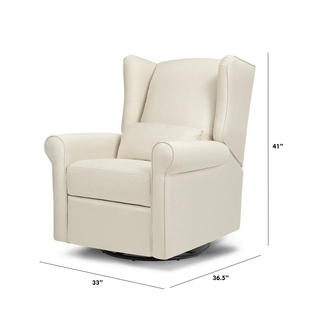 Hayden Recliner and Swivel Glider Chair - Comfortable Modern Living Room Furniture for Relaxing, Reading & Nursing - Perfect for Home, Office & Nursery