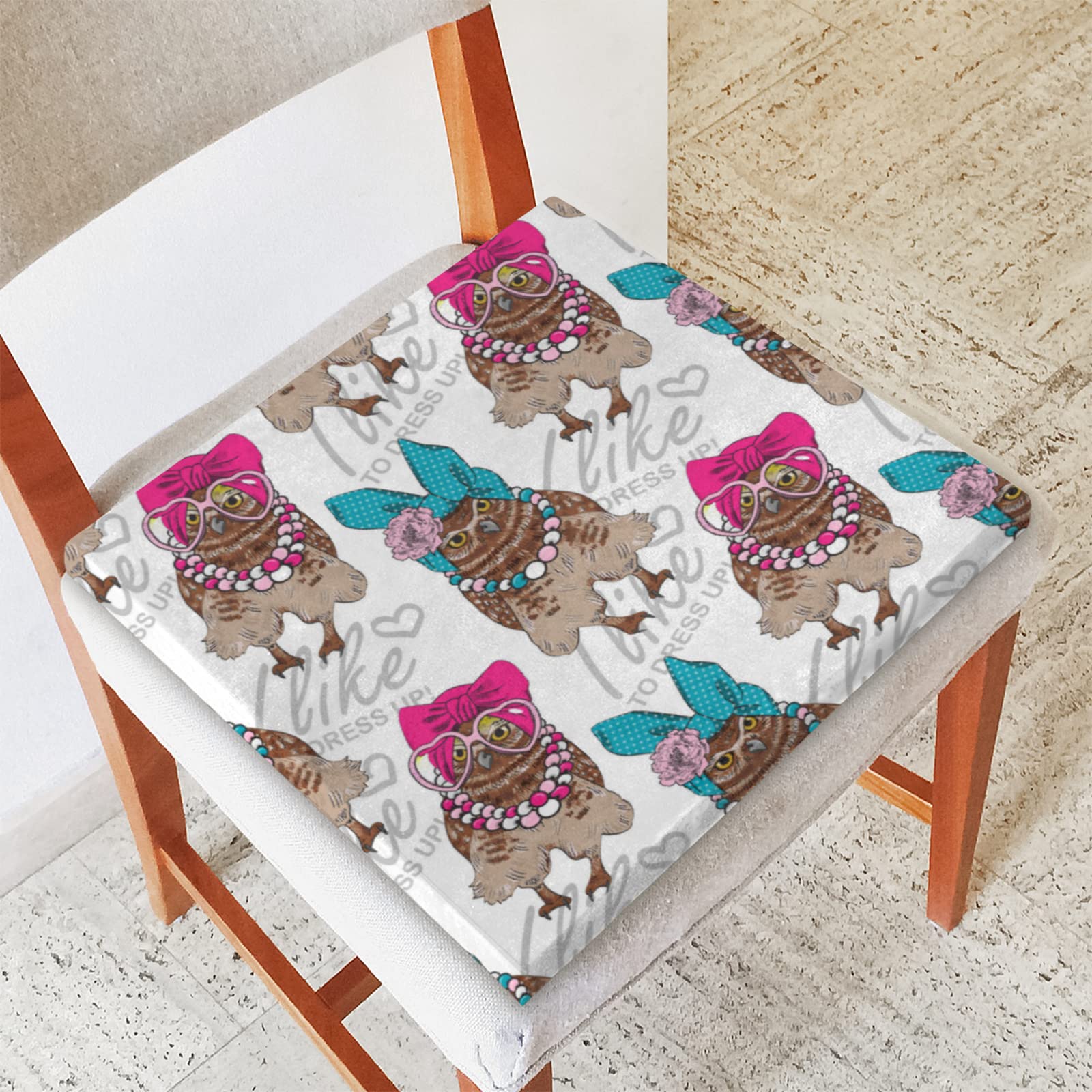 Premium Eagle Bow Chair Cushions - 16x16 Inch Thickened Seat Pads with Durable Fabric for Dining & Office Chairs - Soft Comfortable Chair Pillows for Home, Office & Restaurant Use - Perfect for Chair Refurbishment & Daily Comfort
