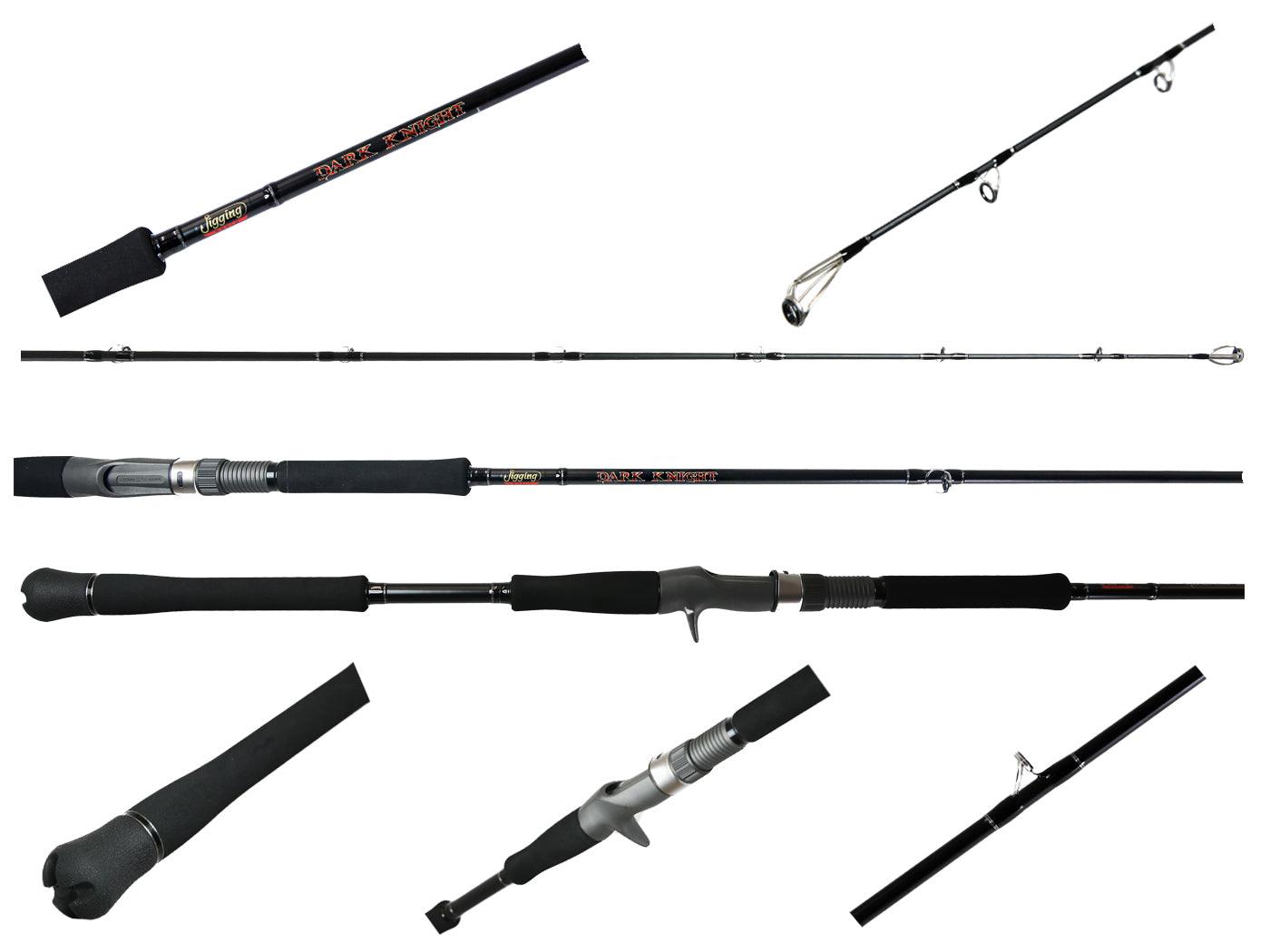 Jigging World Dark Knight Casting Rod - High Performance Saltwater Fishing Rod for Offshore & Inshore Angling | Perfect for Jigging, Trolling & Bottom Fishing