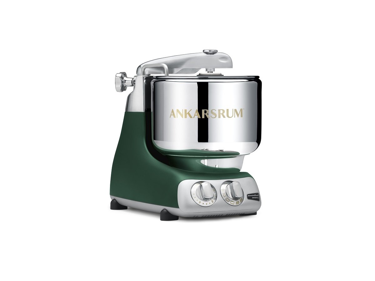 Ankarsrum AKM6230 Stand Mixer - 7QT Powerful Kitchen Mixer with Dough Hook, Whisk & Beater, Forest Green | Perfect for Baking Bread, Cakes, Cookies & More | Commercial-Grade for Home Bakers & Professional Chefs