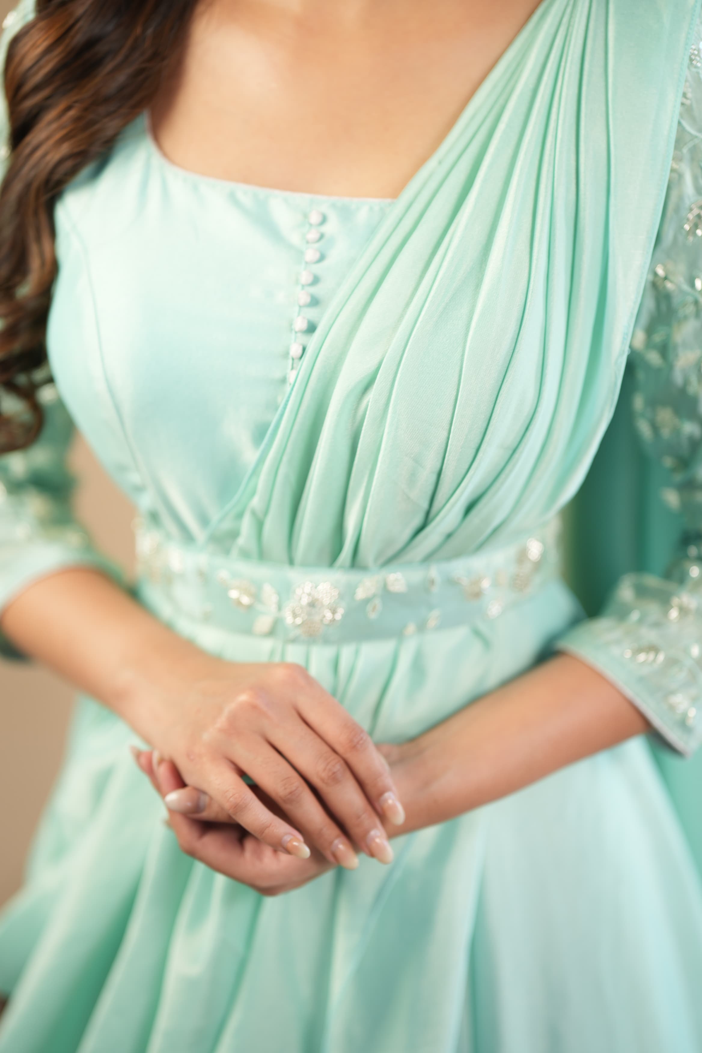 DD603 Surabi Designer Drape Wear - Elegant Women's Fashion for Parties, Weddings & Special Occasions