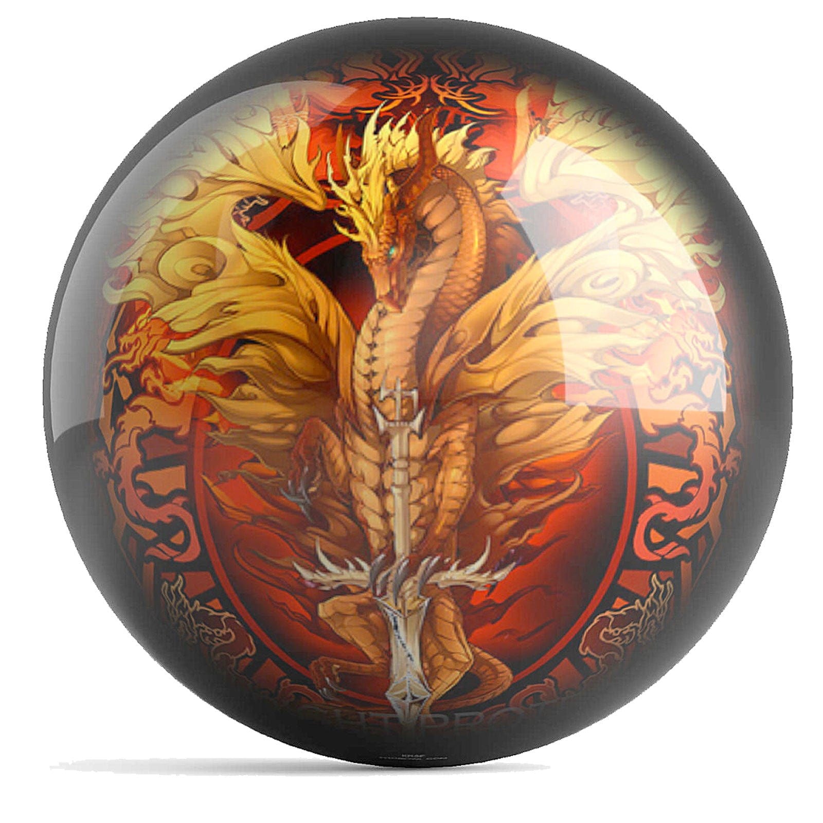 OnTheBallBowling Flameblade Professional Bowling Ball by Ruth Thompson - Perfect for League Play & Tournament Performance