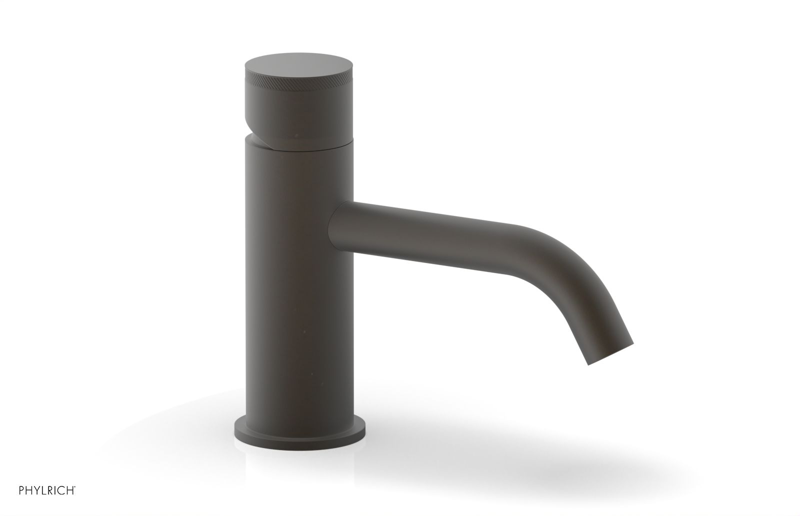 BASIC II 6 Single Hole Bathroom Faucet with Knurled Handle - Chrome Finish for Modern Sink Vanity (Perfect for Home, Hotel & Restaurant Renovation)