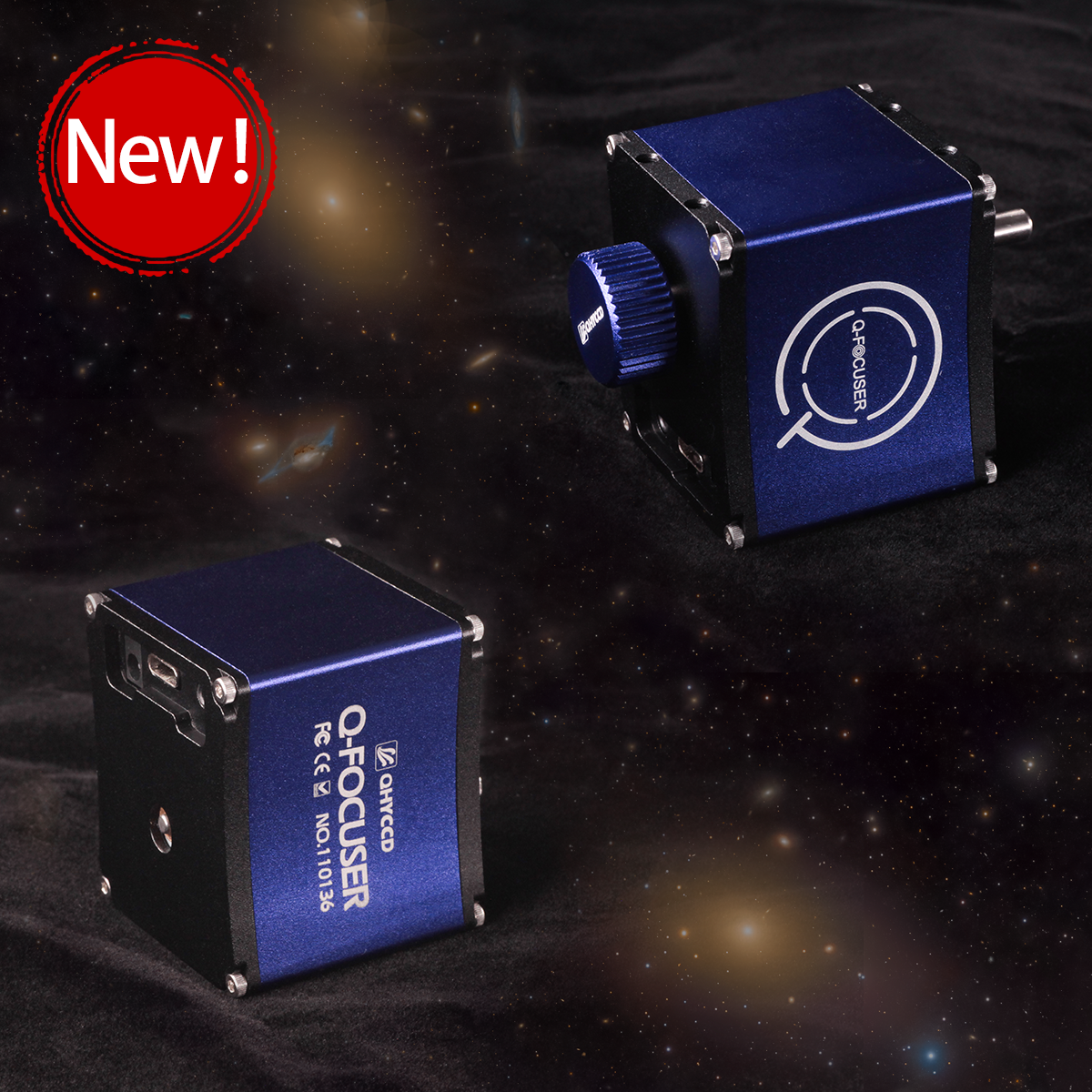 QHY QFocuser Auto Focuser for Telescopes - High Precision Motorized Focuser for Astrophotography & Stargazing - Perfect for Astronomy Enthusiasts & Night Sky Observation