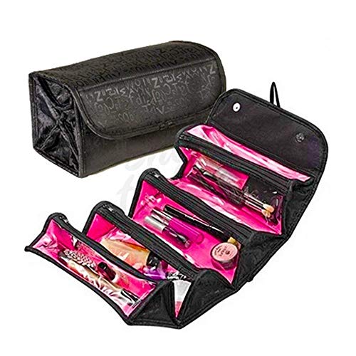 MAHOTSAV MARKETING Travel Cosmetic Bag - Waterproof Makeup Organizer Pouch for Women | Portable Toiletry Bag with Multiple Pockets | Perfect for Vacation, Gym & Airplane Travel
