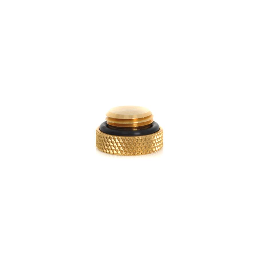 Bitspower True Brass Stop Fitting - High-Quality Brass Plumbing Connector for Water Cooling Systems, PC Builds & DIY Projects