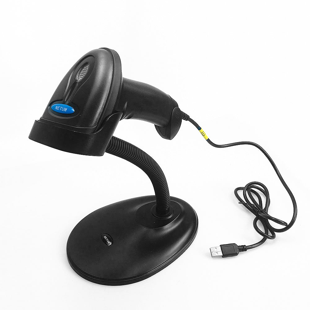 NT Series Barcode Scanner Stand - Heavy Duty Adjustable Holder for Retail, Warehouse & POS Use
