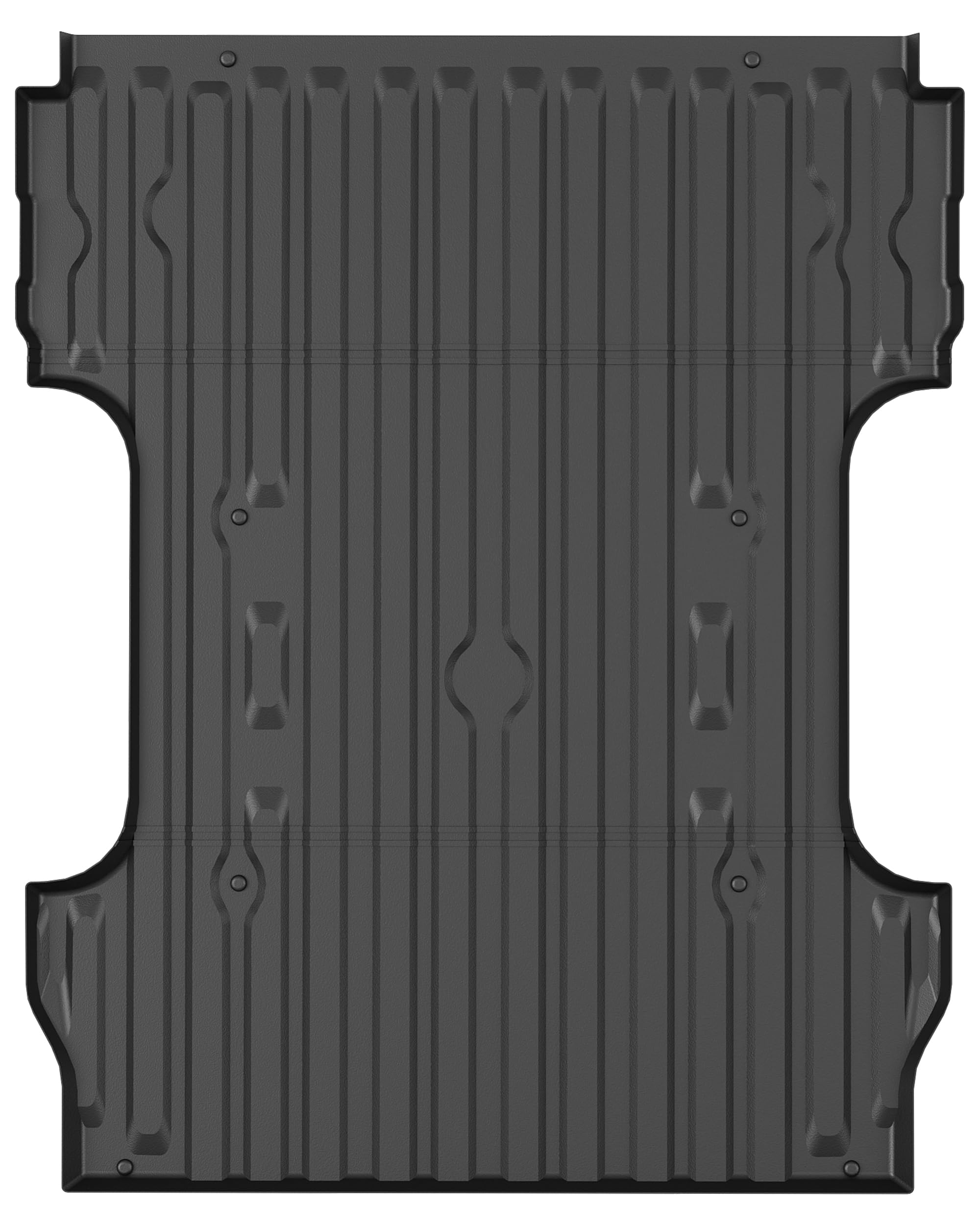 Heavy Duty Truck Bed Mat for 2017-2025 Ford F250 F350 F450 Super Duty 6.75ft Bed | All-Weather TPE Bed Liner | Non-Slip Cargo Protection | Perfect for Hauling, Camping & Work Site Use