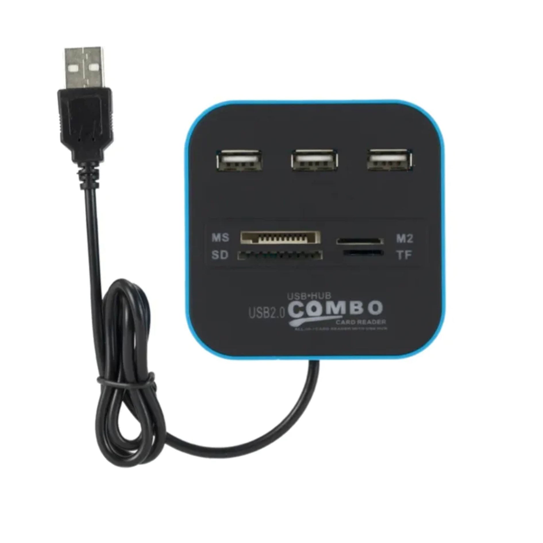High-Speed SD, Micro SD, MS & M2 Memory Card Reader - Compatible with Cameras, Laptops & Smartphones for Fast Data Transfer