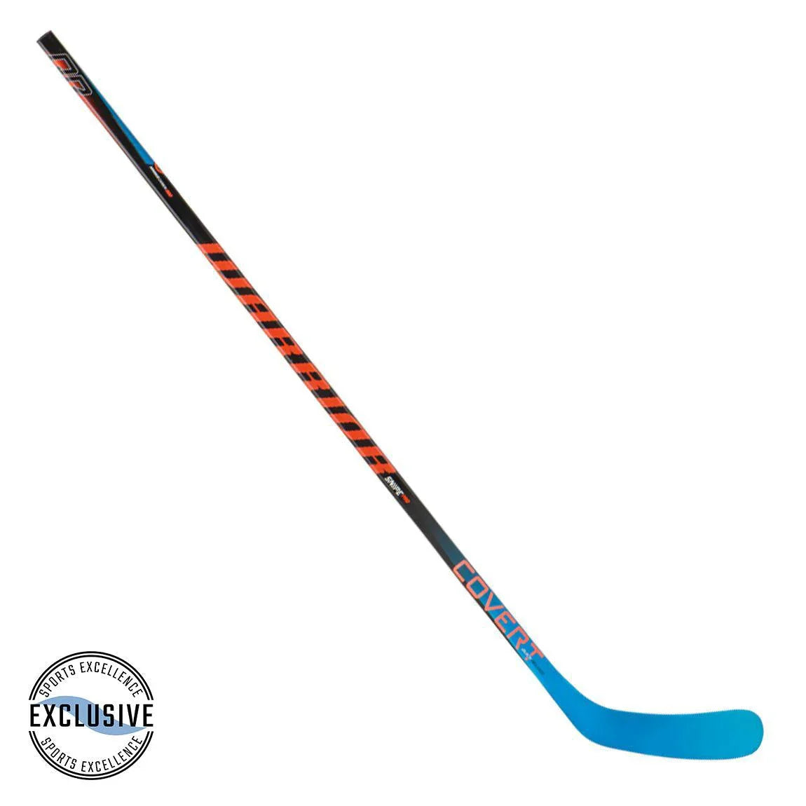 Covert QRE Snipe Pro Junior Hockey Stick - Lightweight Carbon Fiber Ice Hockey Stick for Youth Players - Perfect for Training, Games & Competitive Play