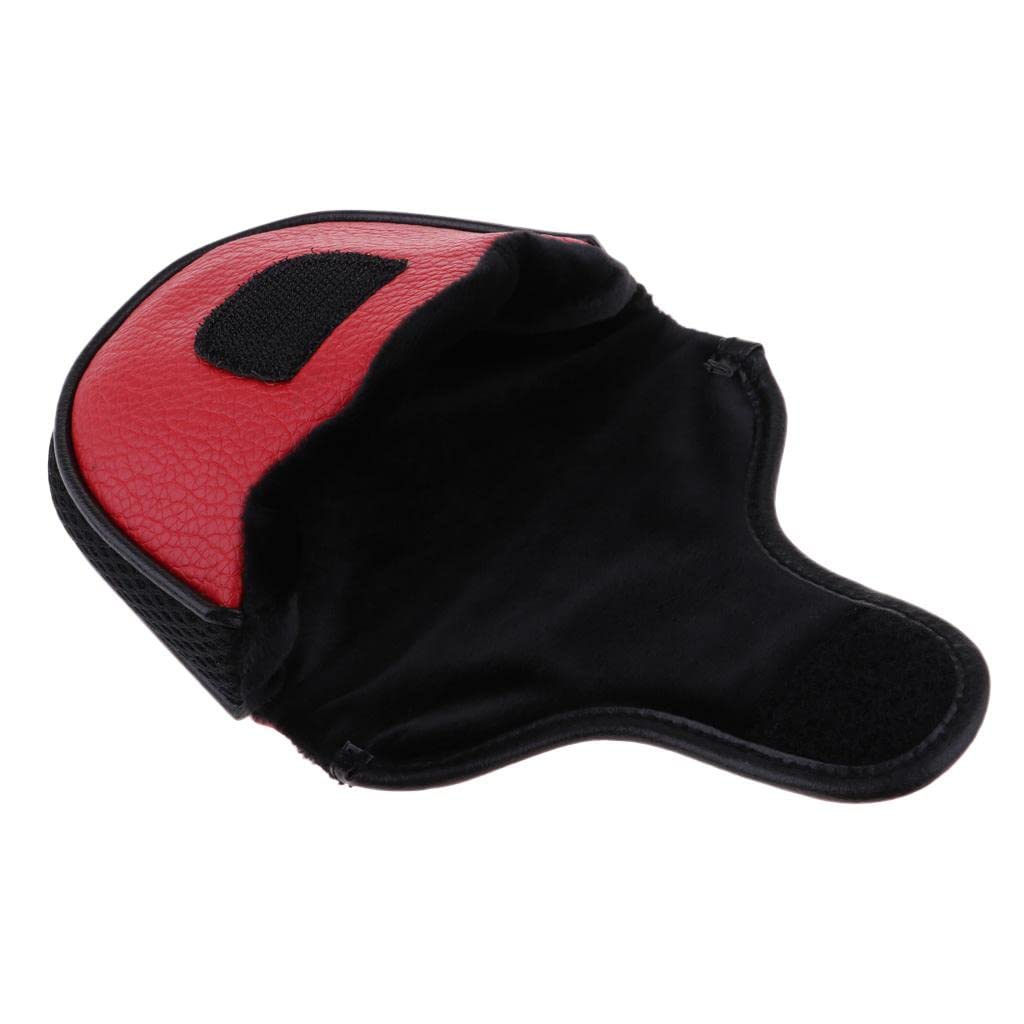 Premium PU Golf Mallet Putter Headcover - Waterproof Club Protector for Mallet Putters | Golf Accessories & Equipment | Perfect for Course Play, Practice & Club Protection