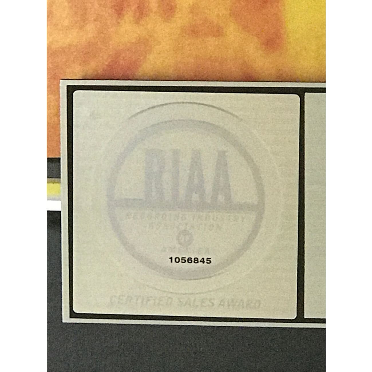 Hanson Middle Of Nowhere RIAA Certified 4x Multi Platinum Album Award - Perfect for Music Collectors, Fan Displays & Memorabilia Collections