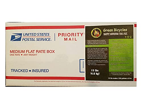Happy Endings Compost Tea Mix (15 lbs) - Concentrated Organic Plant Food for Indoor & Outdoor Plants | All-Purpose Nutrient Boost for Gardens, Lawns & Houseplants