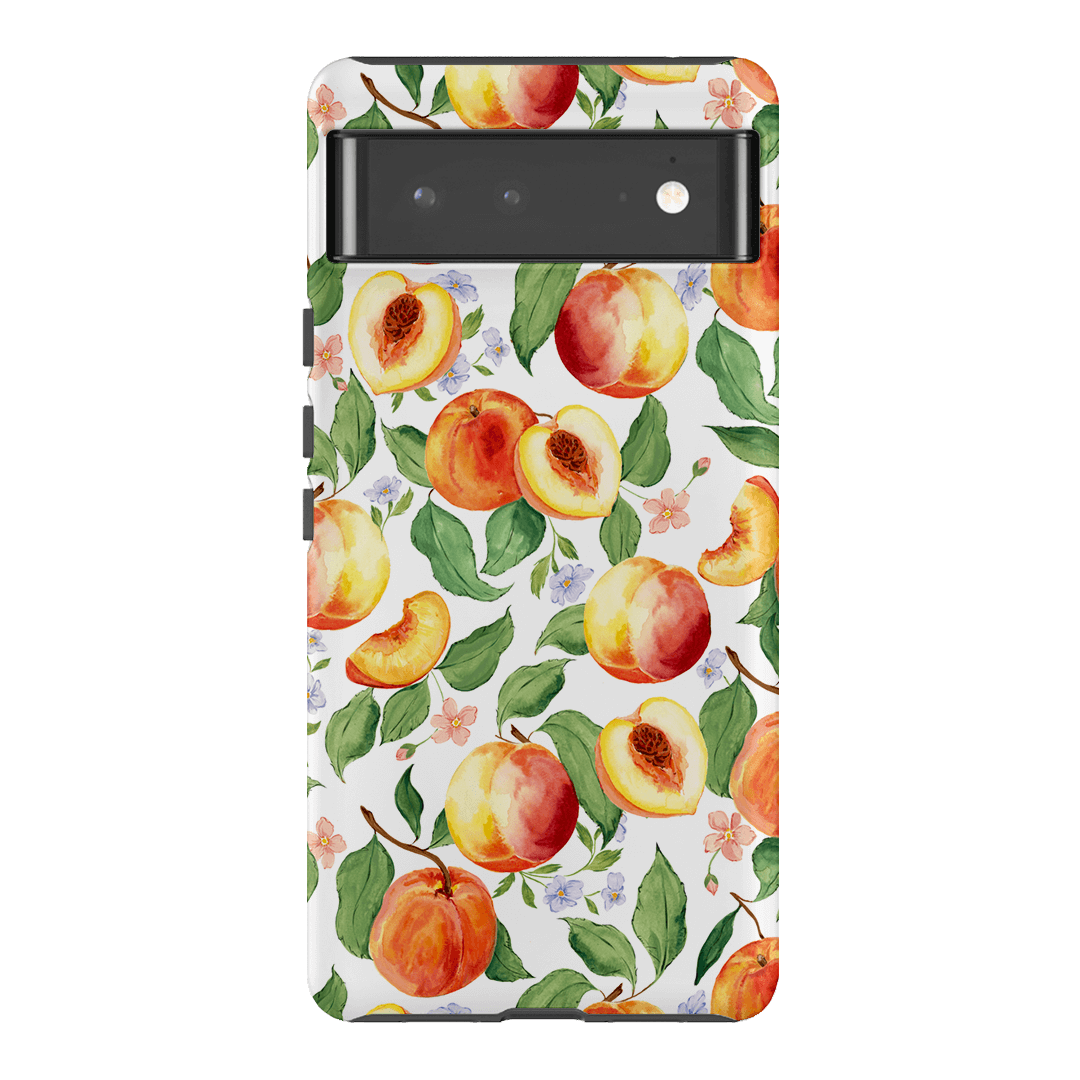 Stylish Peach Blossom Phone Case for iPhone & Samsung - Floral Design Protective Cover - Perfect for Spring Fashion & Everyday Use