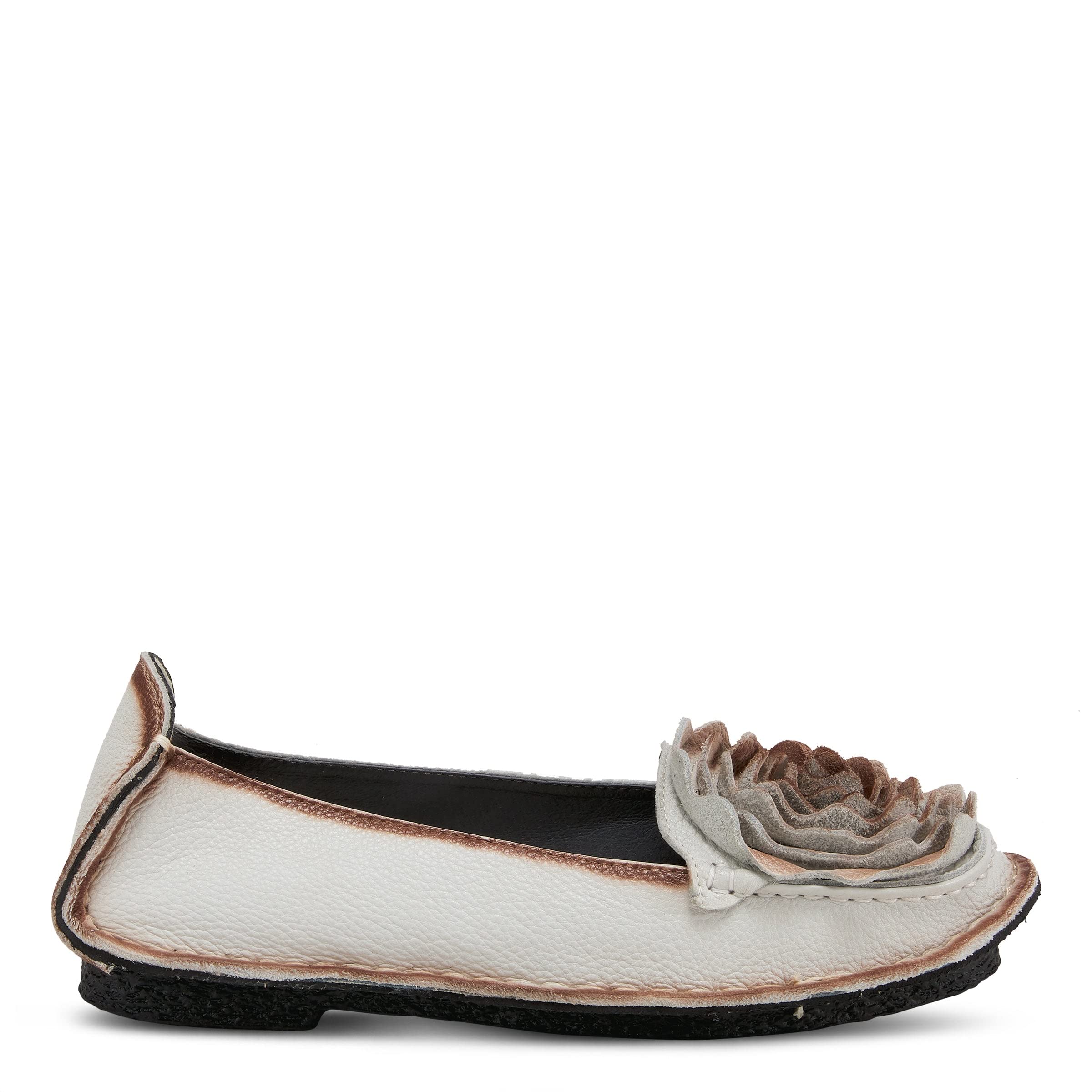 L'Artiste by Spring Step Women's Dezi Flat - Comfortable Ballet Flats for Women | Casual & Office Wear | Slip-On Loafers for Everyday Use