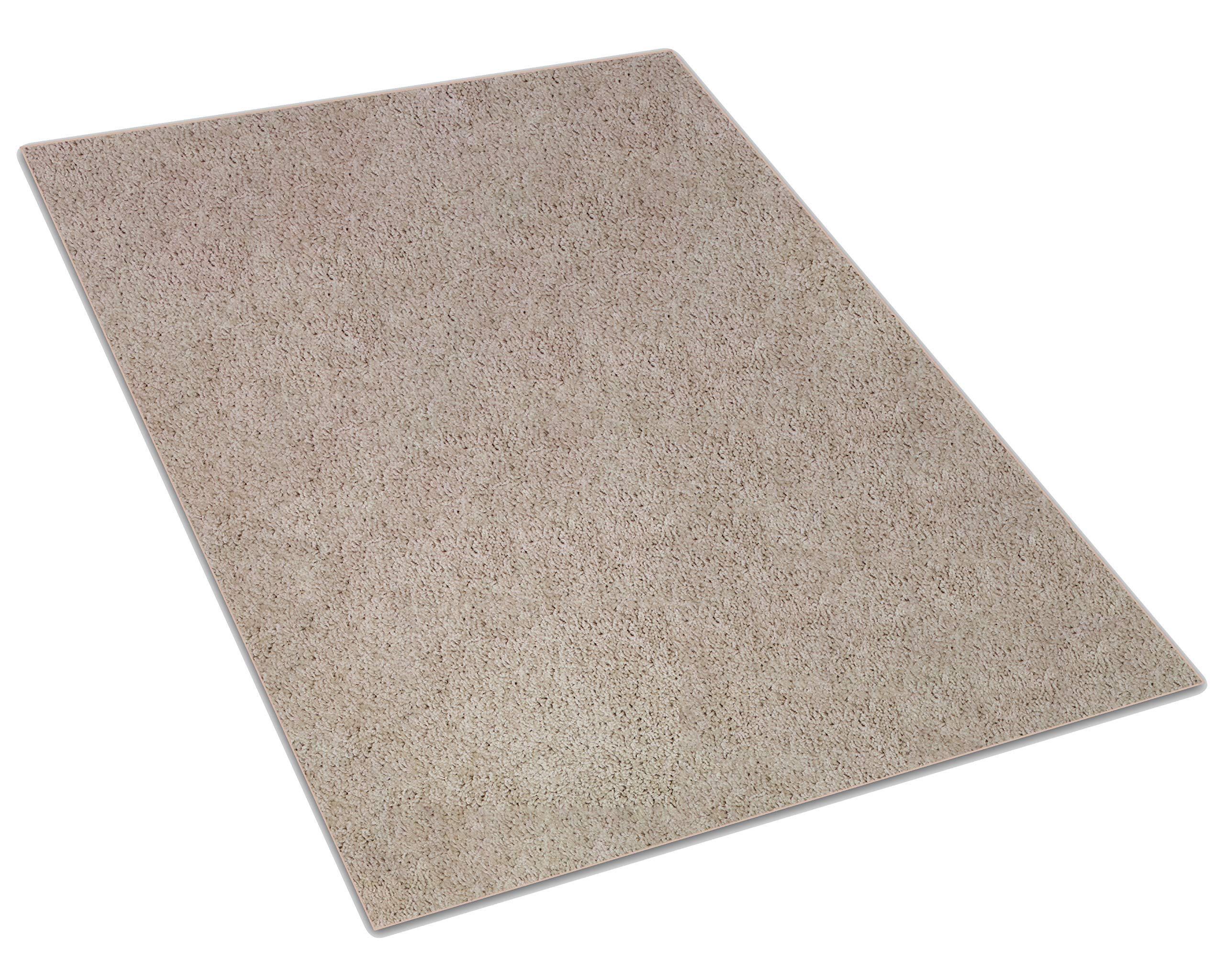 Koeckritz 10'x16' Caramel Cream Area Rug - Soft Plush Shag Carpet for Living Room, Bedroom & Home Decor - Cozy Floor Mat for Family Room, Dorm or Office
