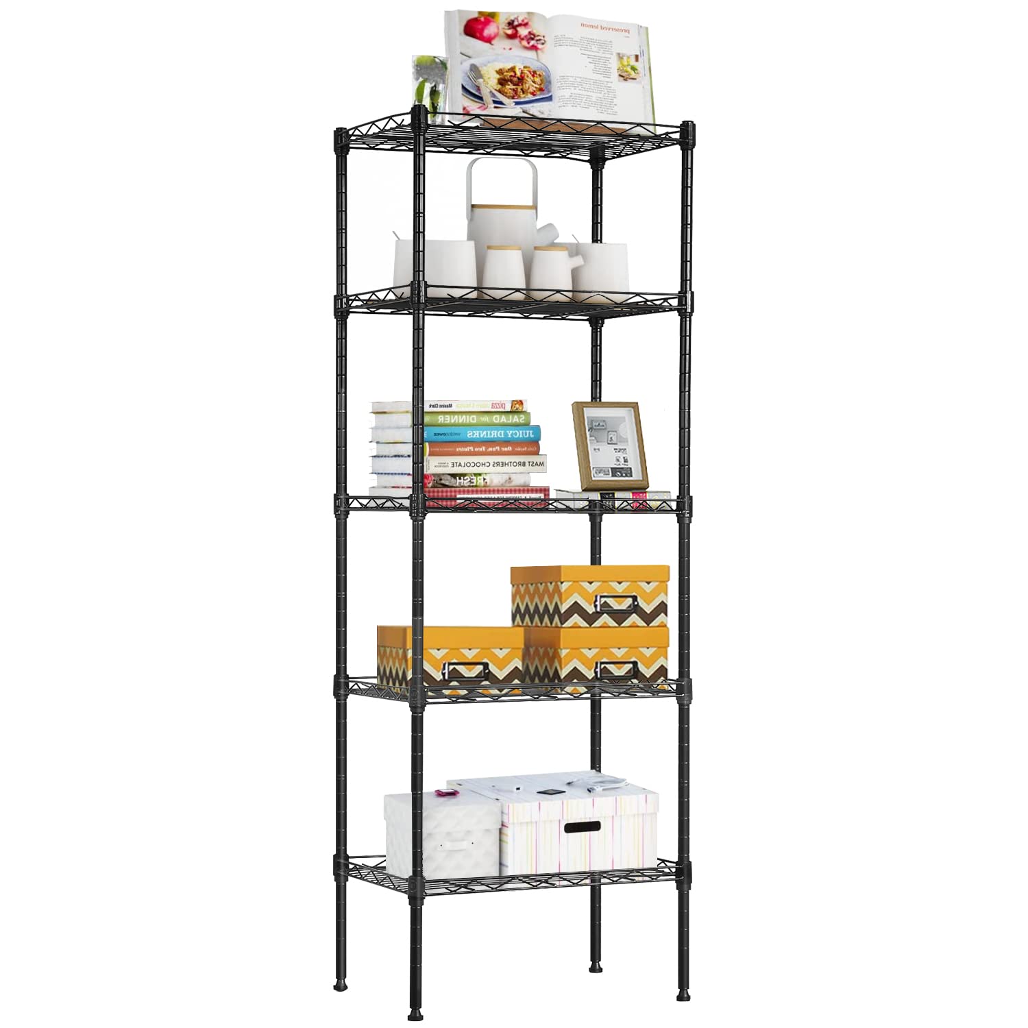 Adjustable NSF-Certified Metal Wire Shelving Unit - 16.7