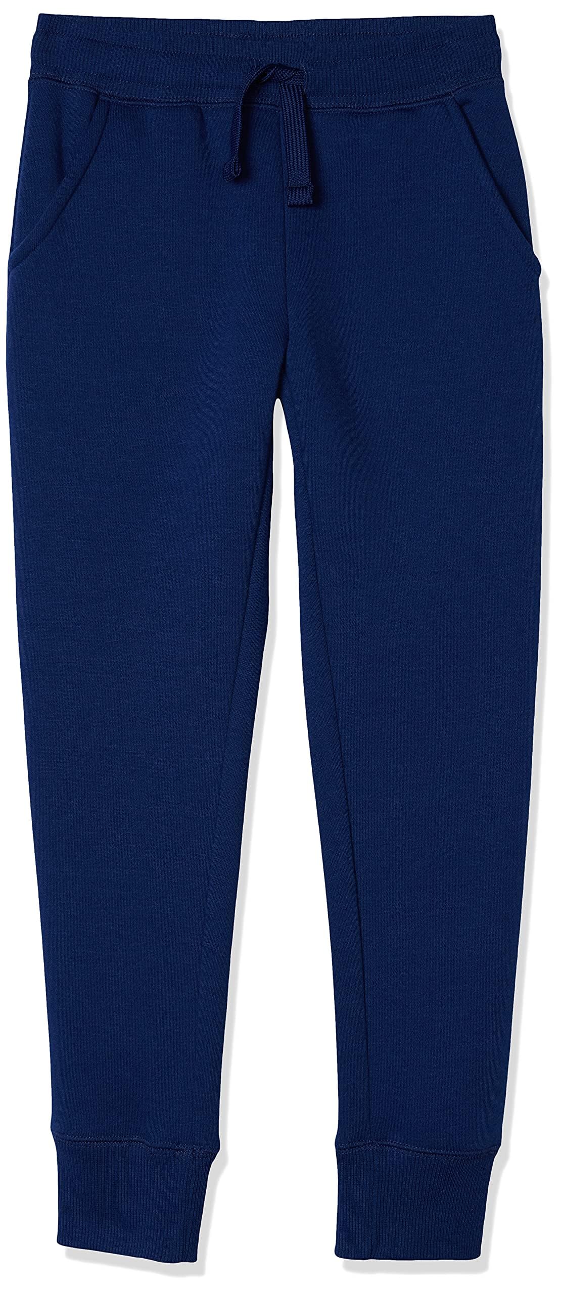 Amazon Essentials Girls & Toddlers' Sweatpants - Soft Cotton Joggers for Kids | Multipack (Discontinued Colors) | Perfect for Playtime, School & Lounging