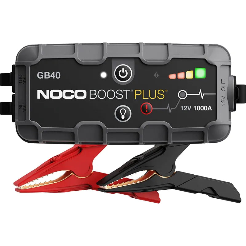 NOCO Boost Plus GB40 1000A UltraSafe Lithium Jump Starter - Portable Car Battery Booster for Dead Battery Emergency, Works with Cars, Trucks, SUVs, Boats & More - Perfect for Roadside Assistance & Winter Emergencies