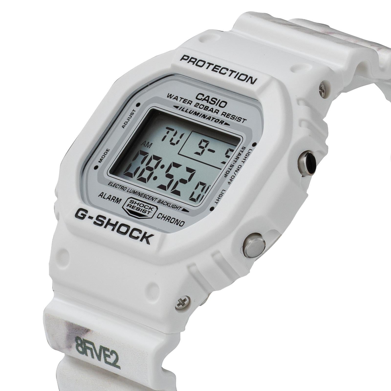 8FIVE2 x G-Shock Digital Sports Watch for Men - Waterproof, Shock Resistant, Durable - Perfect for Outdoor Adventures, Running, and Fitness Tracking