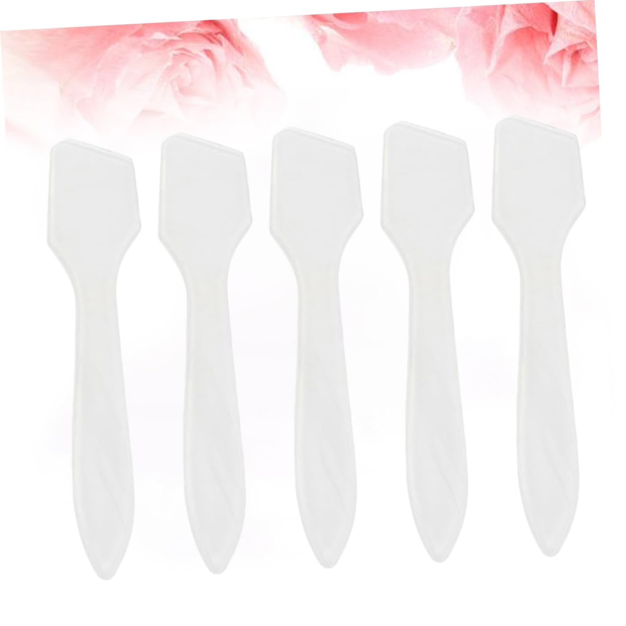 Plastic Makeup Spatula - Beauty Tool for Face Cream & Skincare Application | Perfect for Jars, Bottles & Travel Kit