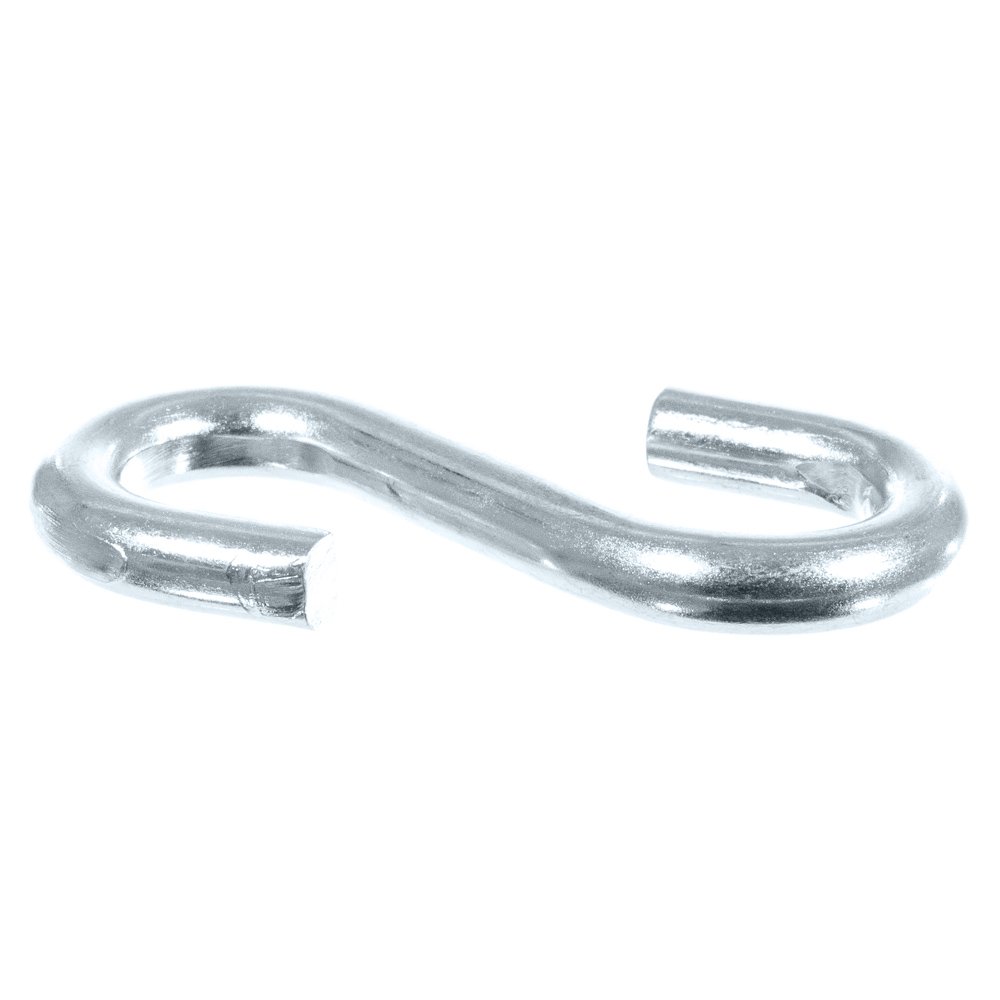 1/4 Inch S-Hooks - 100 Pack Heavy Duty Stainless Steel Hooks for Hanging Plants, Tools, and Home Organization