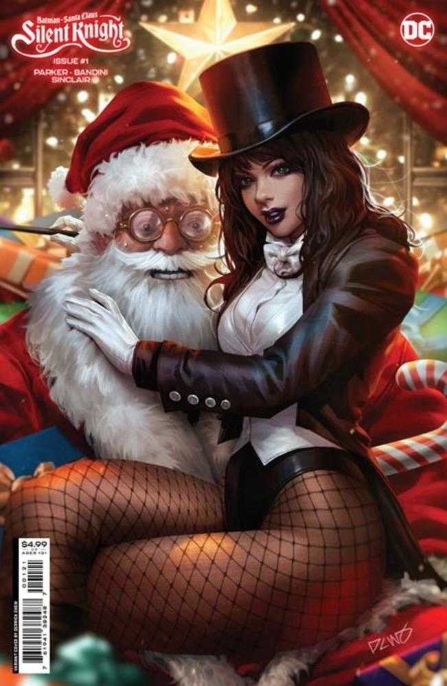 Batman Santa Claus Silent Knight #1 (Of 4) Cover B Derrick Chew Card Stock Variant - Limited Edition Comic Book for Collectors, Christmas Gifts & DC Fans