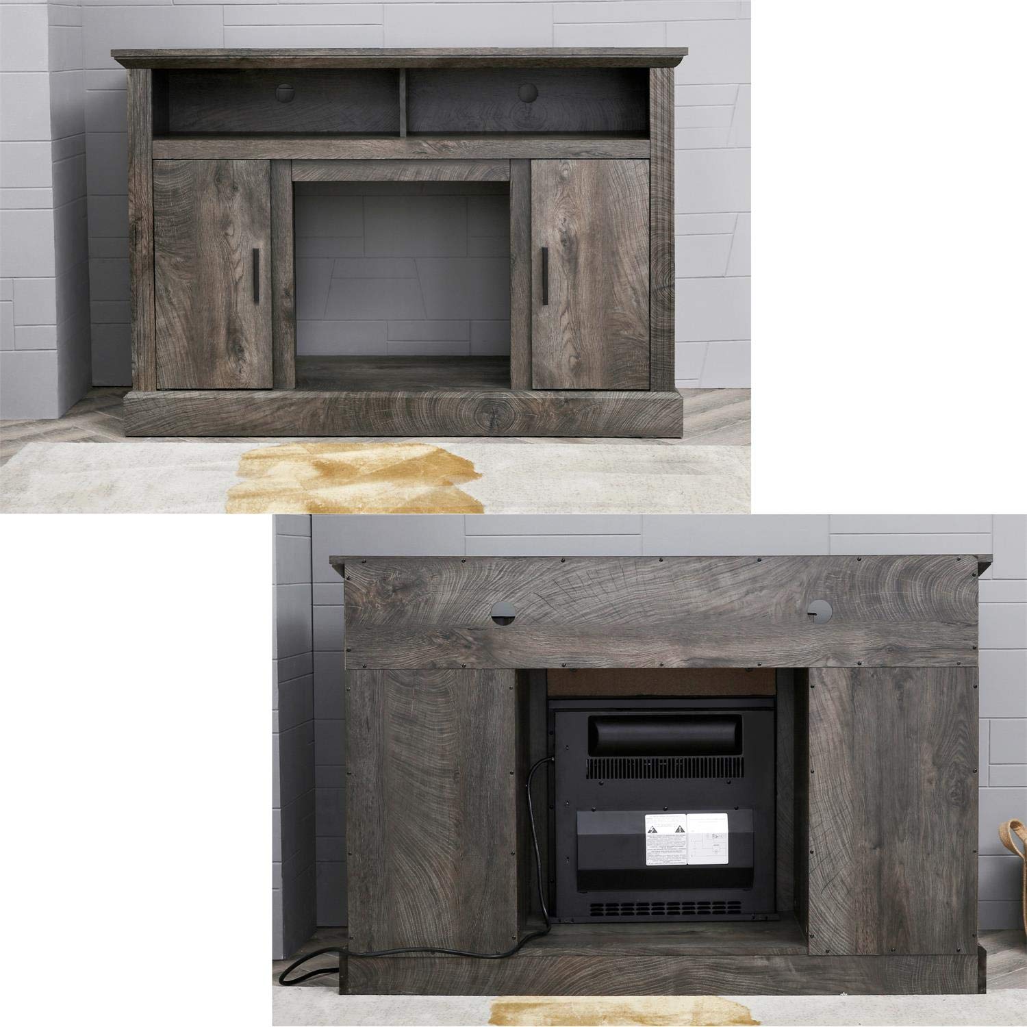 Electric Fireplace TV Stand for 42