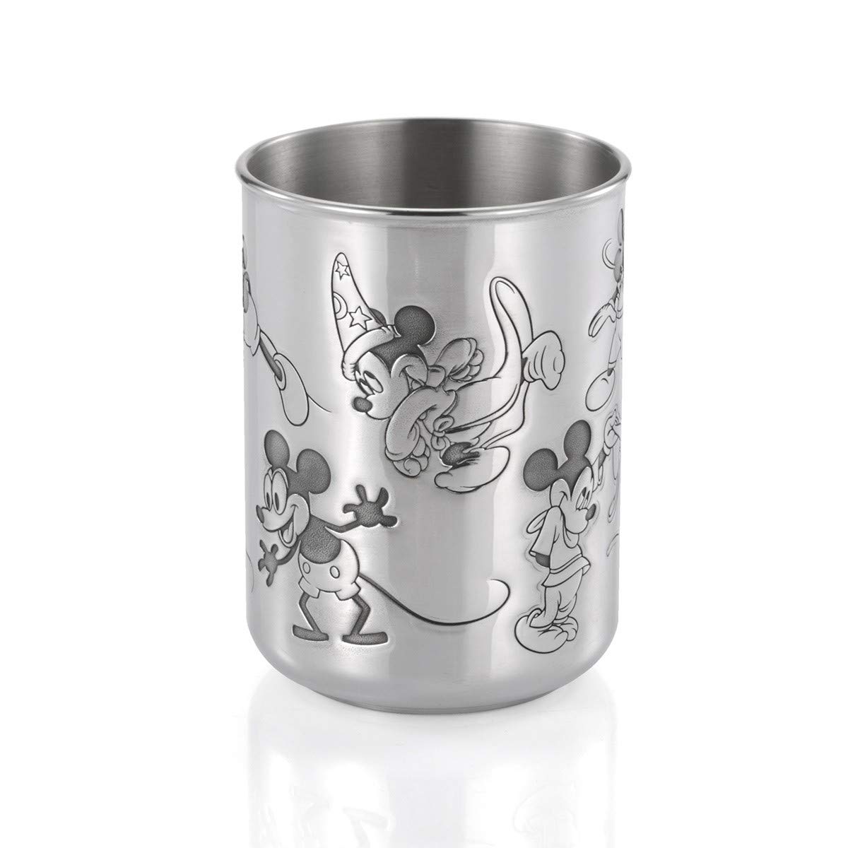 Royal Selangor Handcrafted Pewter Mickey Through The Ages Tumbler - 90th Anniversary Limited Edition Gift for Disney Fans, Collectors & Coffee Lovers - Perfect for Home, Office & Disney-Themed Parties