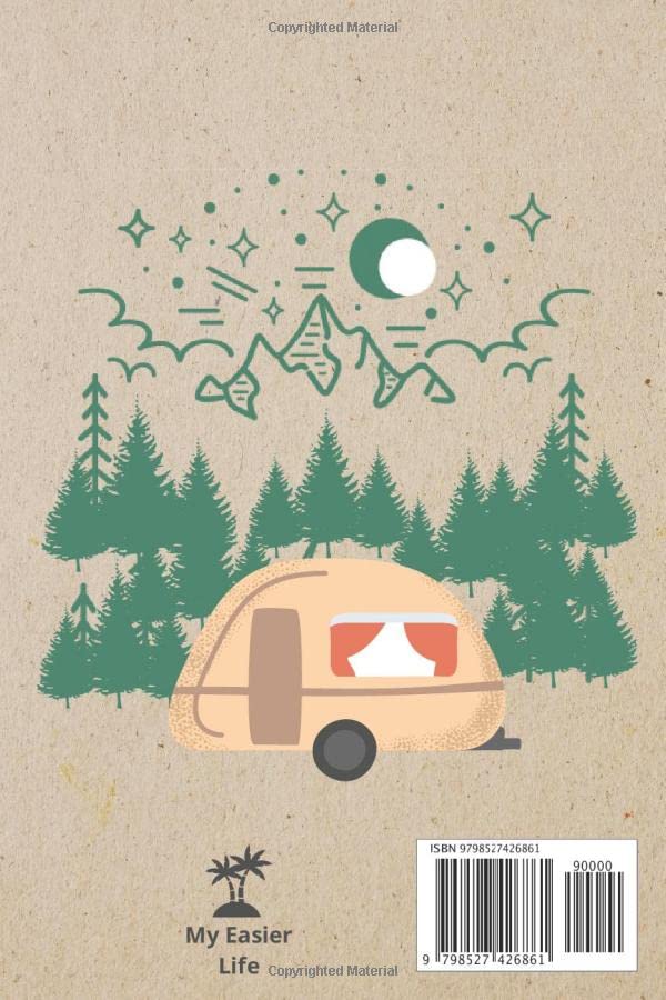 Adventure Travel Journal & Log Book - Record Trips, Camping & RV Memories | Perfect Travel Gift for Couples | Use for Road Trips, Hiking & Family Vacations