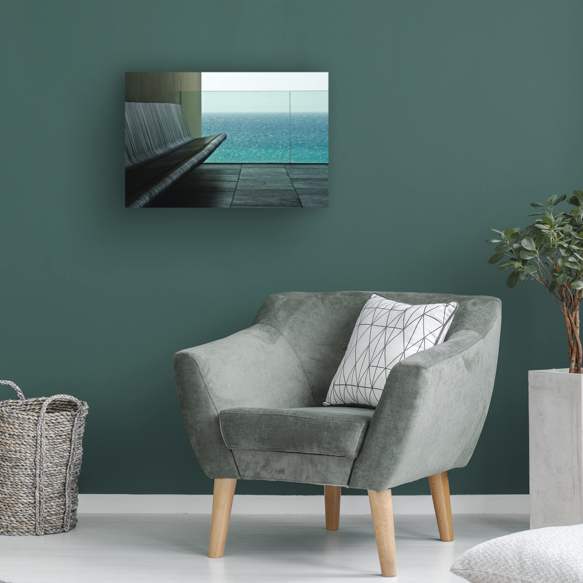 Florian Zeidler 'The Sound of The Sea' Canvas Wall Art Print - Coastal Beach Decor for Living Room, Bedroom & Office | Trademark Fine Art Collection