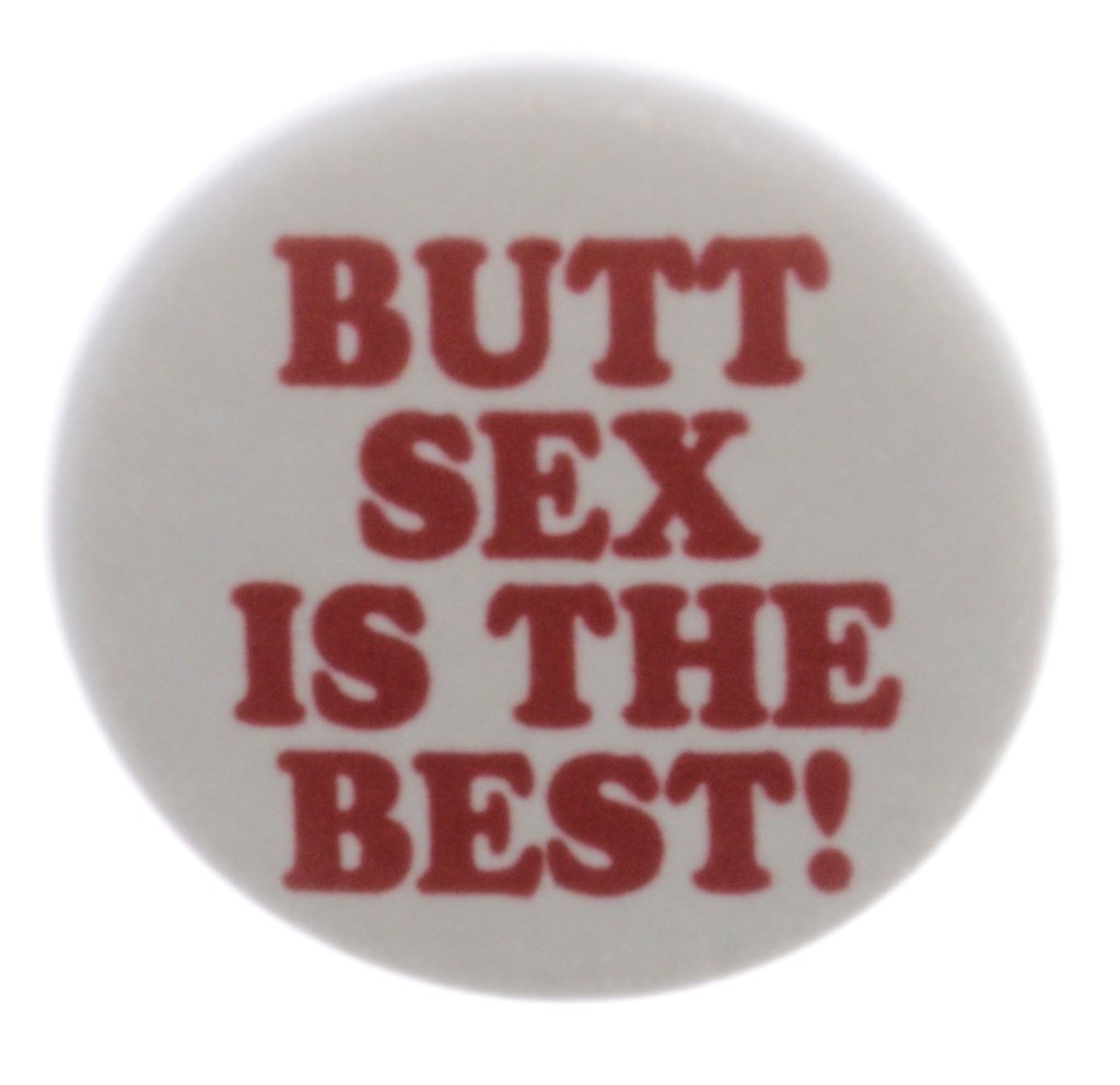 A&T Designs Funny 'Butt Sex is the Best' 2.25 Inch Keychain - Naughty Humor Gift for Adults, Perfect for Parties, Gag Gifts & Keyring Accessories
