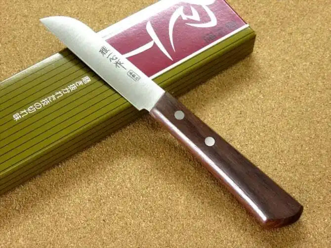 Miyabi Issin Paring Knife by Kanetsugu - Premium Japanese Kitchen Knife for Precision Cutting, Peeling & Garnishing - Perfect for Fruits, Vegetables & Detailed Culinary Tasks