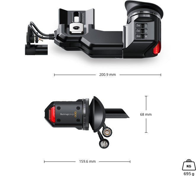 Blackmagic URSA Viewfinder - Professional HD Viewfinder for Blackmagic URSA Cameras | Perfect for Filmmaking, Broadcast & Studio Production