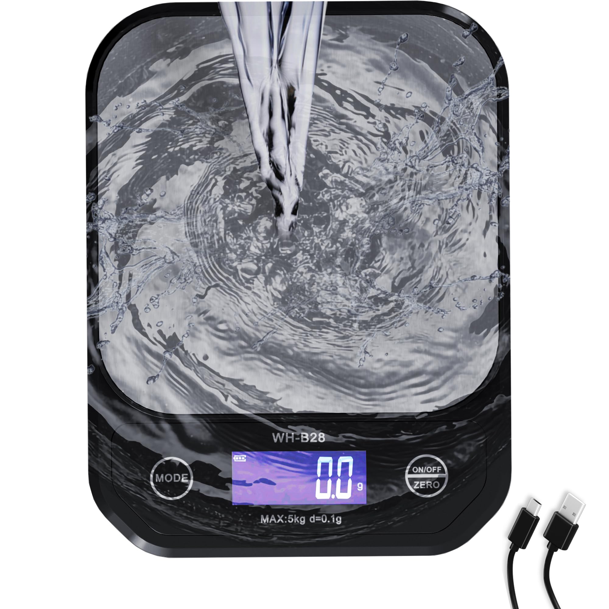 5kg Digital Kitchen Scale for Baking & Sourdough | Precise Food Weighing