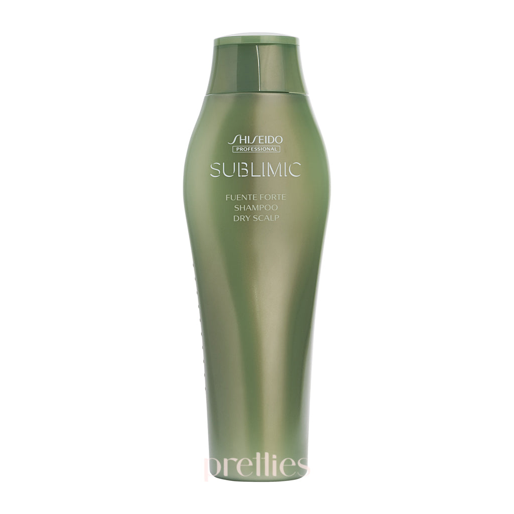 Shiseido SUBLIMIC Fuente Forte Shampoo for Dry Scalp - 250ml Green Formula (804530) | Hydrating & Soothing Hair Care for Itchy Scalp - Perfect for Daily Use & Sensitive Scalp Relief