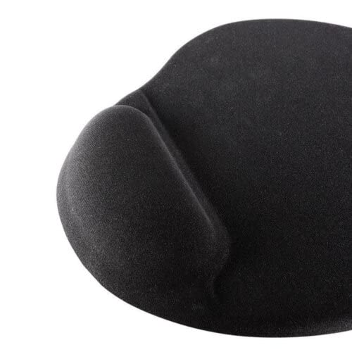 Ergonomic Gel Mouse Pad - Comfortable Wrist Support for Office & Gaming - Non-Slip Rubber Base - Black (Perfect for Computer Work, Typing, and Long Gaming Sessions)