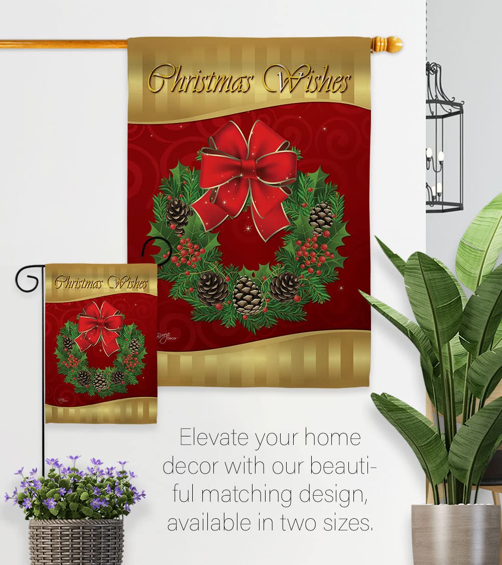 Winter Christmas House Flag Set 28