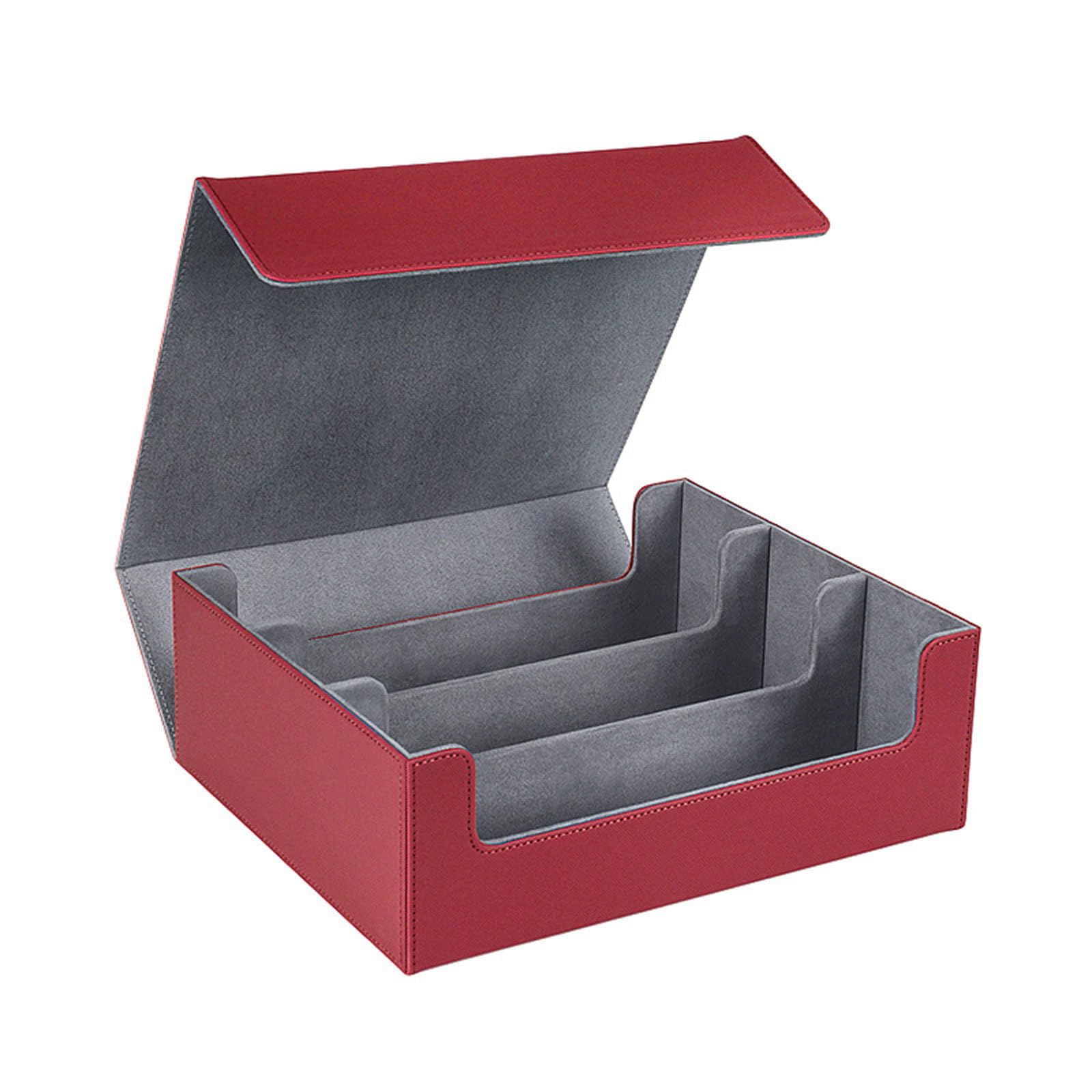Durable Multi-Functional Deck Box Storage Case for MTG, Pokemon & Yu-Gi-Oh Cards - Waterproof Collectible Card Game Organizer with Dividers - Perfect for TCG Tournaments, Home Storage & Travel
