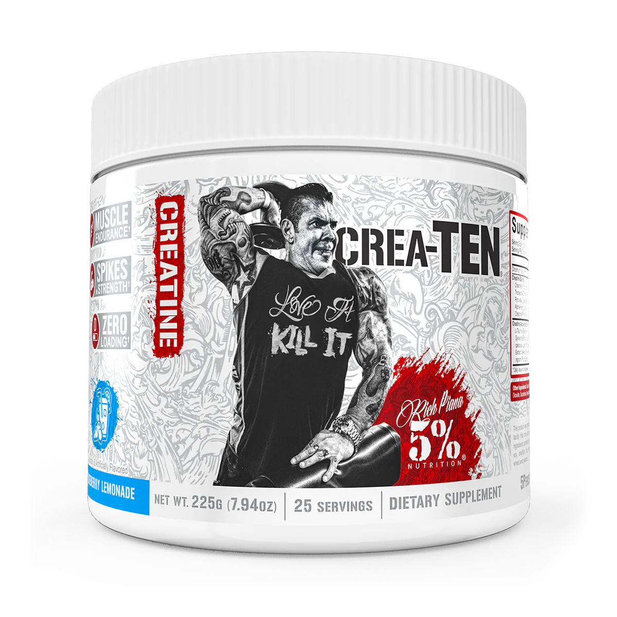 5% Nutrition Crea TEN Legendary Series - 10-in-1 Creatine Supplement for Muscle Growth, Strength & Recovery | Pre-Workout, Post-Workout & Daily Performance Booster